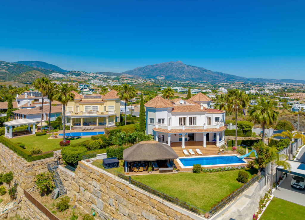 Aerial Photo Casa de las Rosas